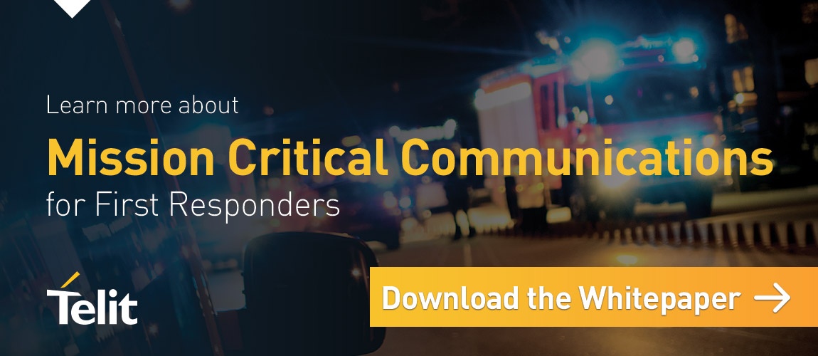 Learn more about mission critical communications for first responders. Click here to download the whitepaper now.