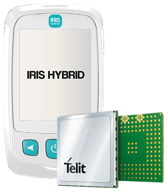 Alpha Pharma's smart health care device, the Iris Hybrid glucometer, is enabled by Telit's cellular IoT modules.