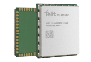 The Telit ML-4541 is displayed on a white background featuring LTE Cat M1 connectivity.