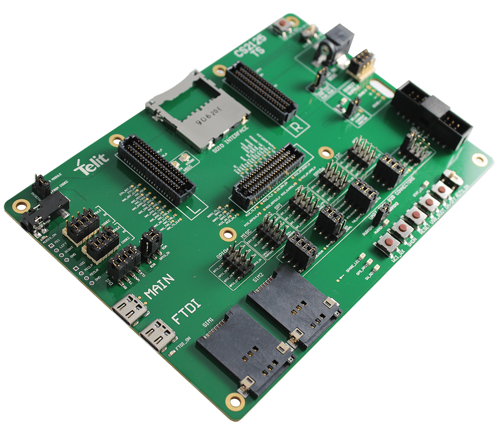 A pcb board with two pcbs on it.