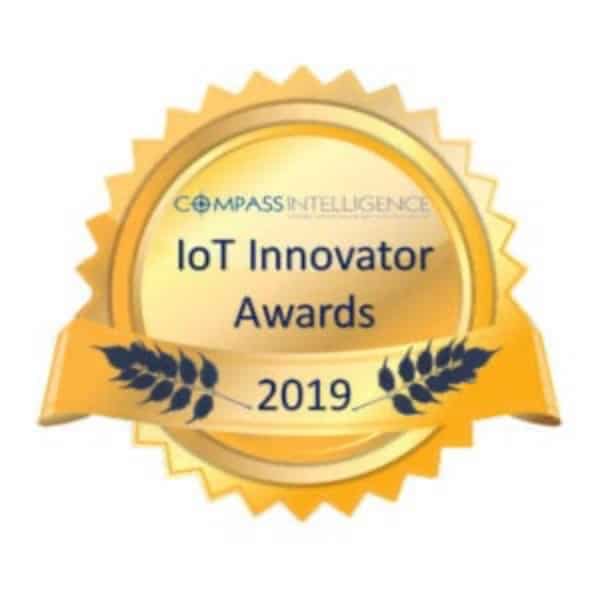 Iot innovator awards 2019 showcasing OneEdge technology.