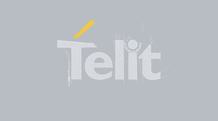 A logo with the word telit on it.
