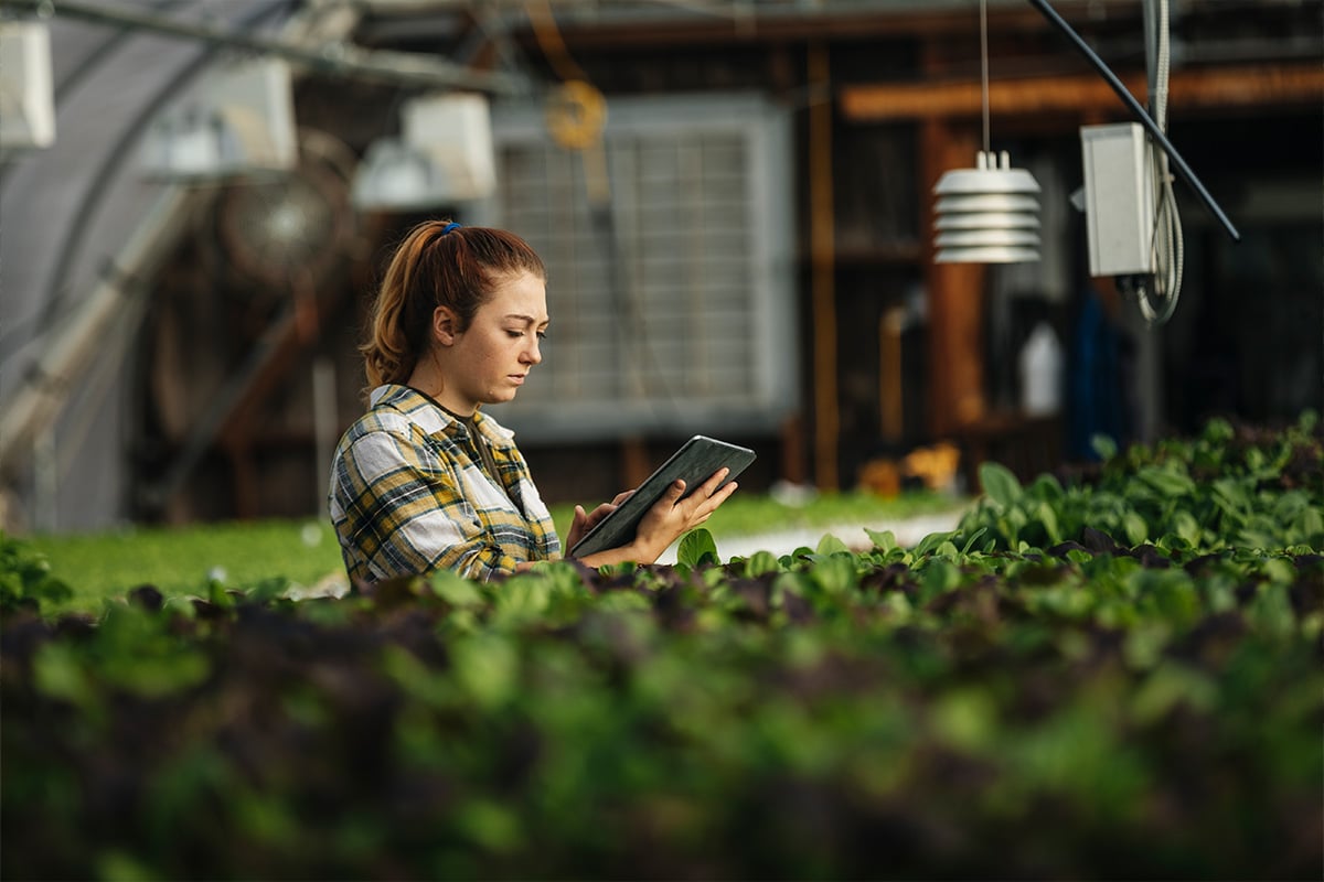 Private LTE and 5G networks enable coverage and connectivity for agriculture.