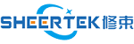 The logo for shertek.