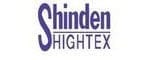 Shinden hightex logo on a white background.
