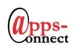 Logo of Apps Connect on a white background for distributors.