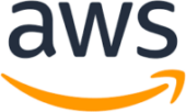 The aws logo on a white background for development purposes.