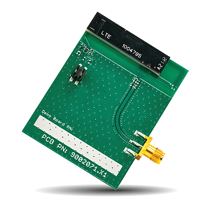 A green board with a small antenna attached, perfect for KYOCERA AVX products.