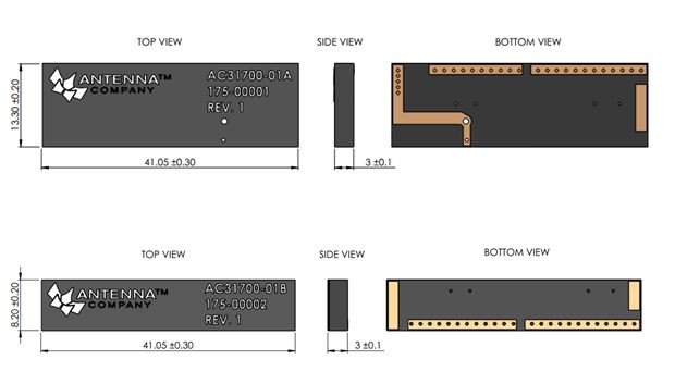 AC31700-01A and AC31700-01B