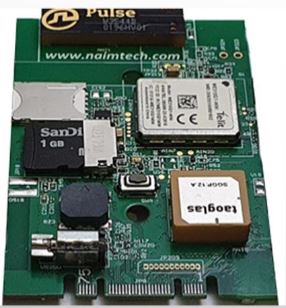 A card with a NaimTech micro sd card.