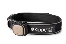 A DAOS customer product: Kippy EVO third-generation pet tracking collar.