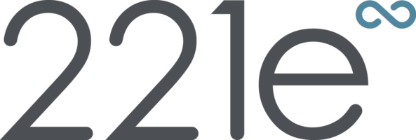 Logo featuring the word 221e.