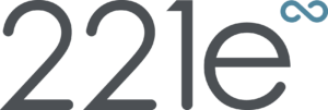 Logo featuring the word 221e.