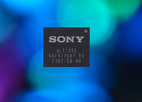 The Sony logo is visible against a blurry background.
