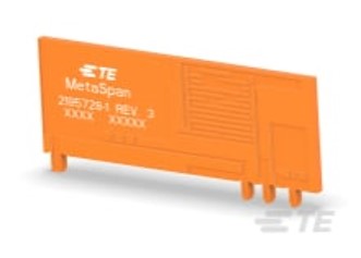 A small orange board with a TE logo on it.