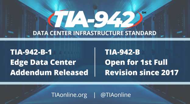 The TIA-442 edge data center has been officially announced for full release by the Telecommunications Industry Association.