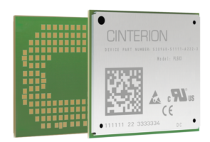 The cinterion MTC module is displayed on a white background.