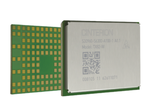 A chip with a QR code for global connectivity.