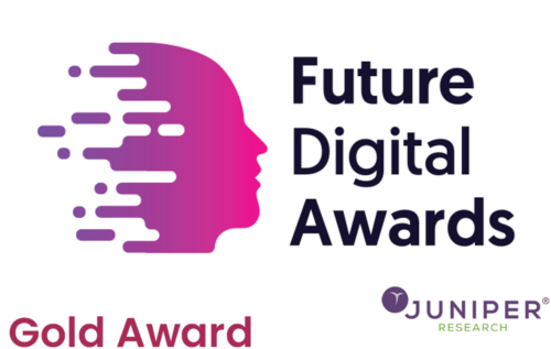 Juniper Research Future Digital Awards: Gold Award 2023.