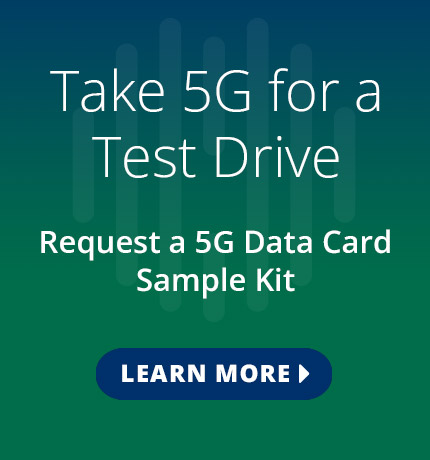 Take 5G for a test drive. Request a 5G data card sample kit: https://www.telit.com/5g-data-card-sample/