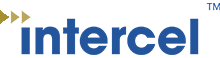 The intercel logo on a white background for distributors.