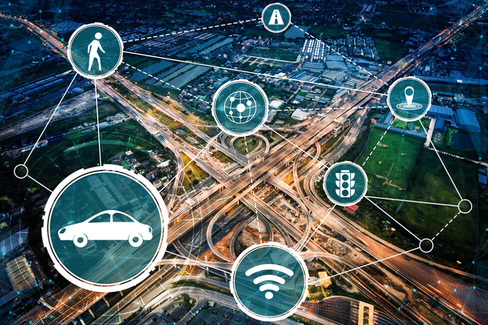 Smart traffic solutions in smart cities keep drivers and pedestrians safer and helps first responders get to emergencies faster.