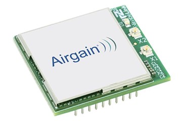 This is a small chip with the word "Airgain" on it.