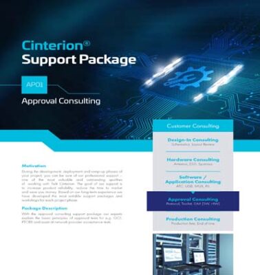 Cinterion Approval Consulting Support Package