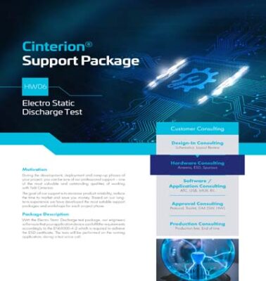 Cinterion Electro-Static Discharge (ESD) Support Package