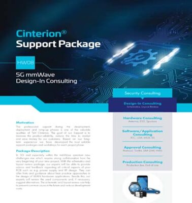 Cinterion mmWave Design-In Support Package