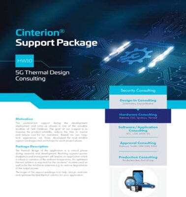 Cinterion Thermal Design Consulting Support Package