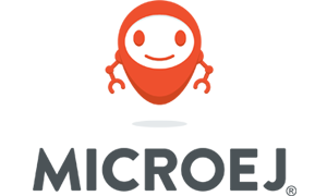 MicroEJ logo.