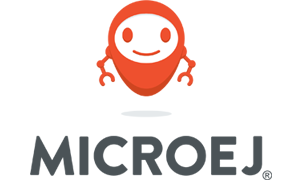 MicroEJ logo.