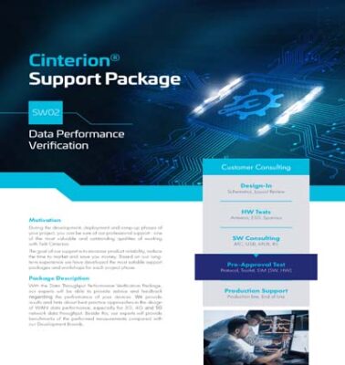 Cinterion Data Performance Verification Support Package