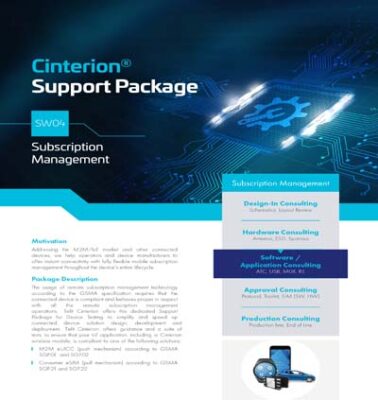 Cinterion Subscription Management Support Package