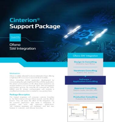 Cinterion Ofono Software Integration Support Package