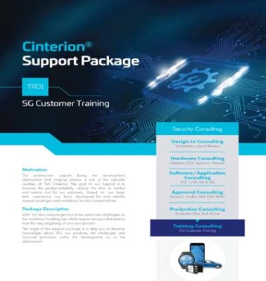 Cinterion 5G Training Support Package