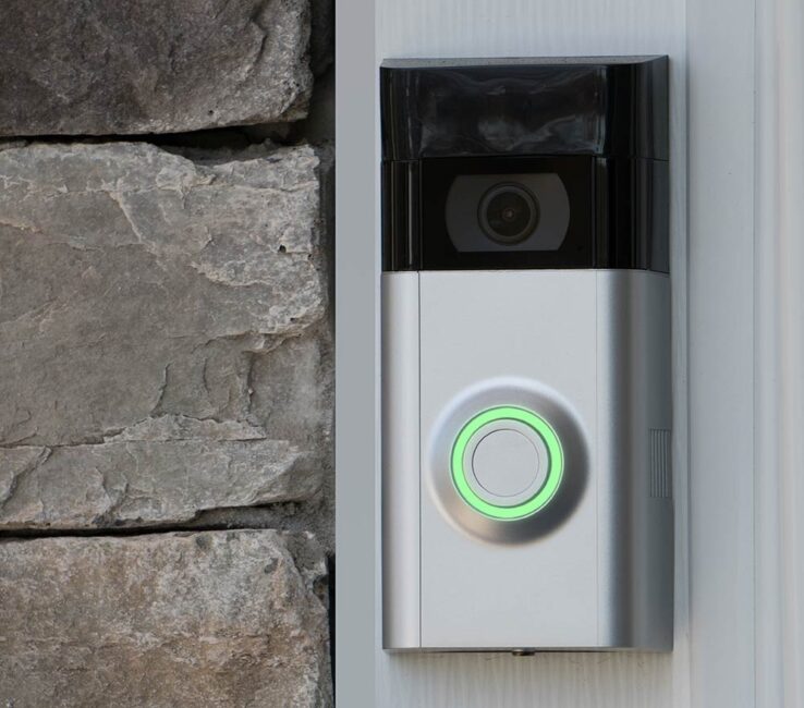 Image of a video doorbell that leverages HTTP and MQTT.