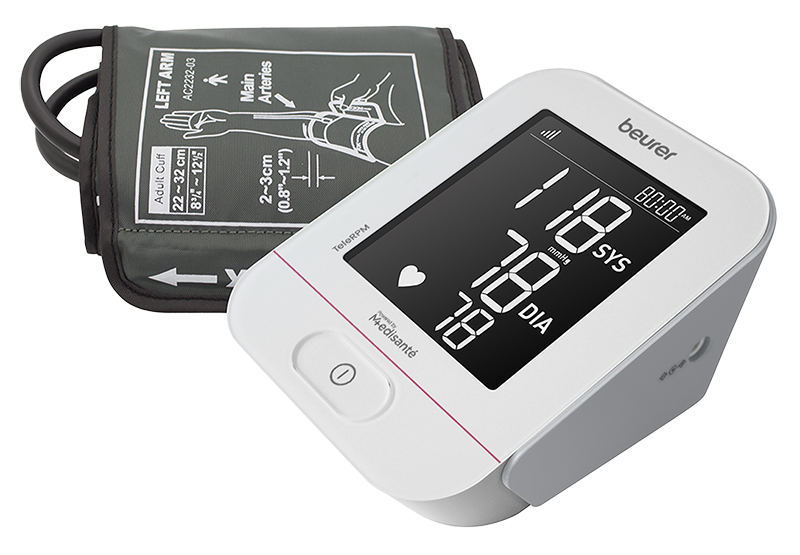 blood pressure device with connectivity