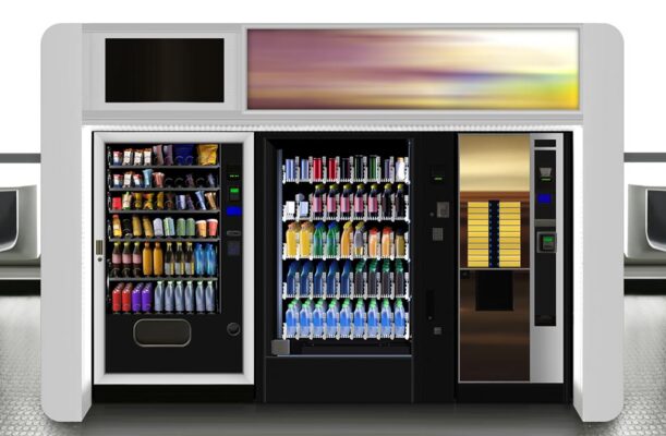 Connected smart vending machines.