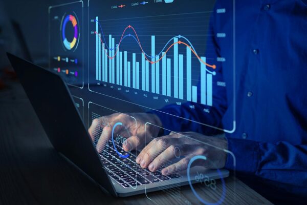 Several graphs representing analytical data.