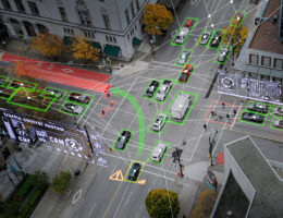 Integrated control system simulation and autonomous driving in a smart city.