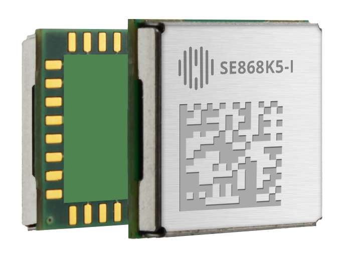 The Samsung SE6K-1, a multi-frequency positioning receiver module, is displayed on a white background.