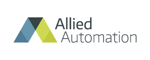 Allied Automation logo on a black background.