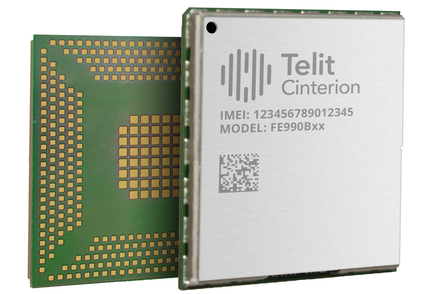 The telit citrion chip on a white background.