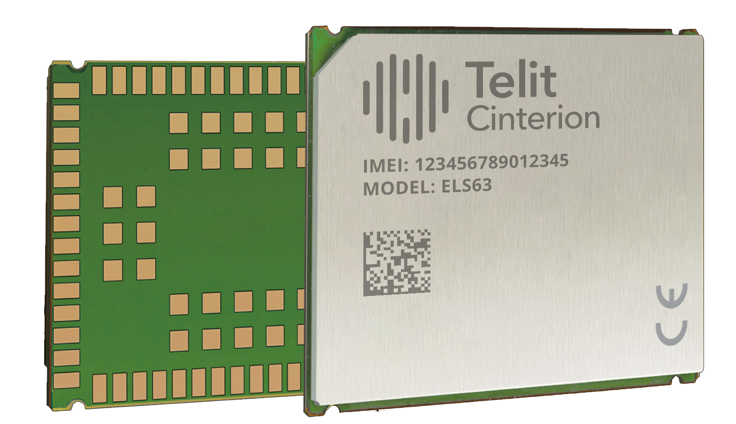 The telit citron module is shown on a white background.