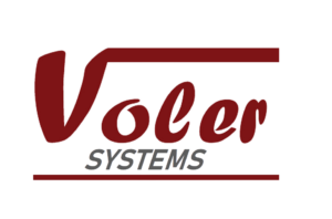 Vogler Systems logo displayed on a black background.