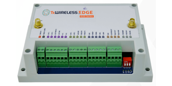 The TxWireless edge module is shown on a white background.