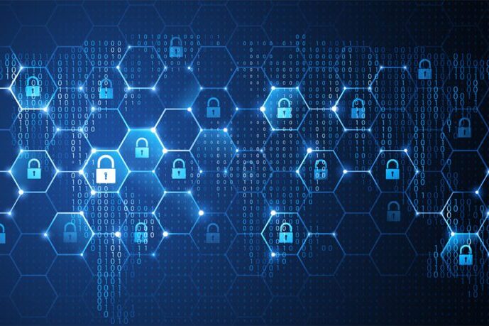 A map of the world overlaid with padlock icons.