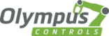 Logo of Olympus Controls featuring green robotic arm and "Controls" written in green text under "Olympus" in grey text.